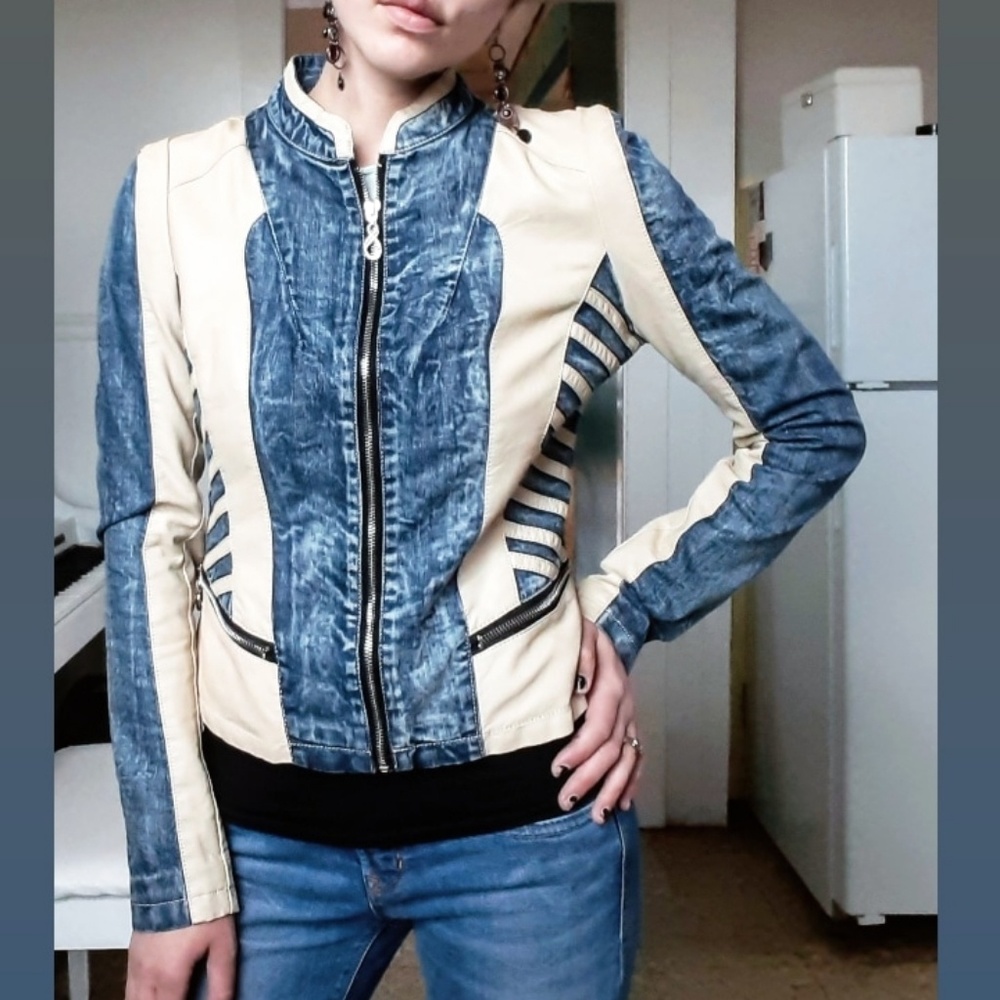 Coalition faux leather jacket